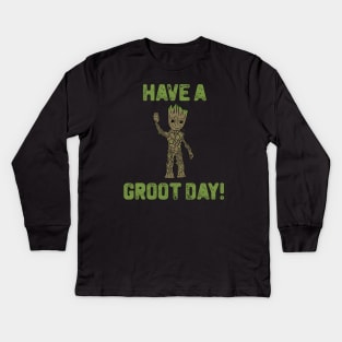 Have a Groot Day! Kids Long Sleeve T-Shirt